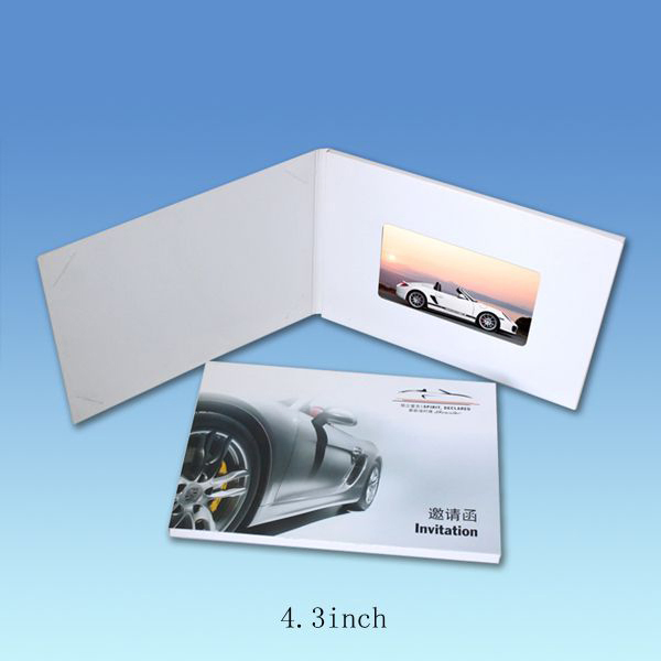 4.3 Inch Video Brochure Card