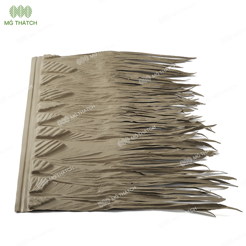 UV Resistant Roof Synthetic Palm Leaves Palma Sintetica 100% Waterproof Function Plastic Artificial Palm