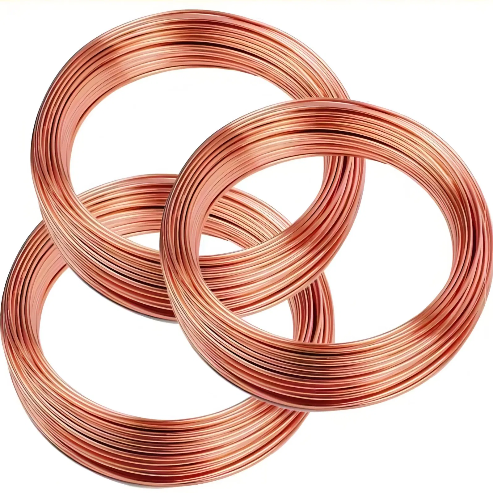 Copper Tube 1/4′ ′ 1/2′ ′ Inch Copper Pipe for Air Conditioner and Refrigerator