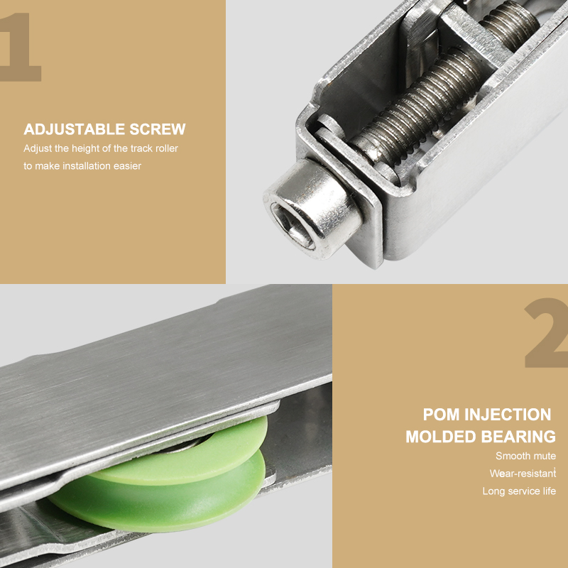 Jbc Hardware Premium Sliding Aliumium Door Fits Window Adjustable Wheel Track Roller