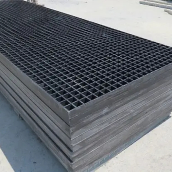 Hw Quality 38*38*25mm Fiberglass FRP Grating for Trench Cover Plate