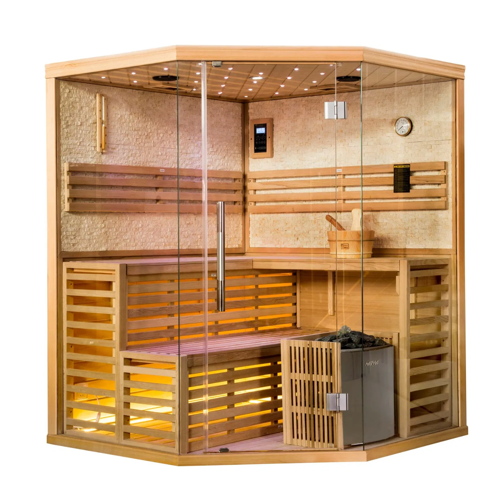 Финская сауна на 4 человек с сухим паром