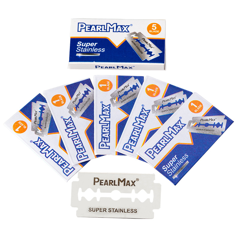 Popular Stainless Steel Blades Double Edge Razor Blade with High Quality Custom Logo