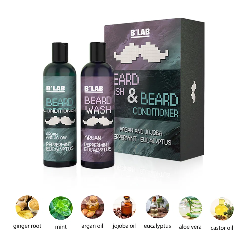 Wholesale Private Label Beard Care Beard Shampoo Wash and Conditioner