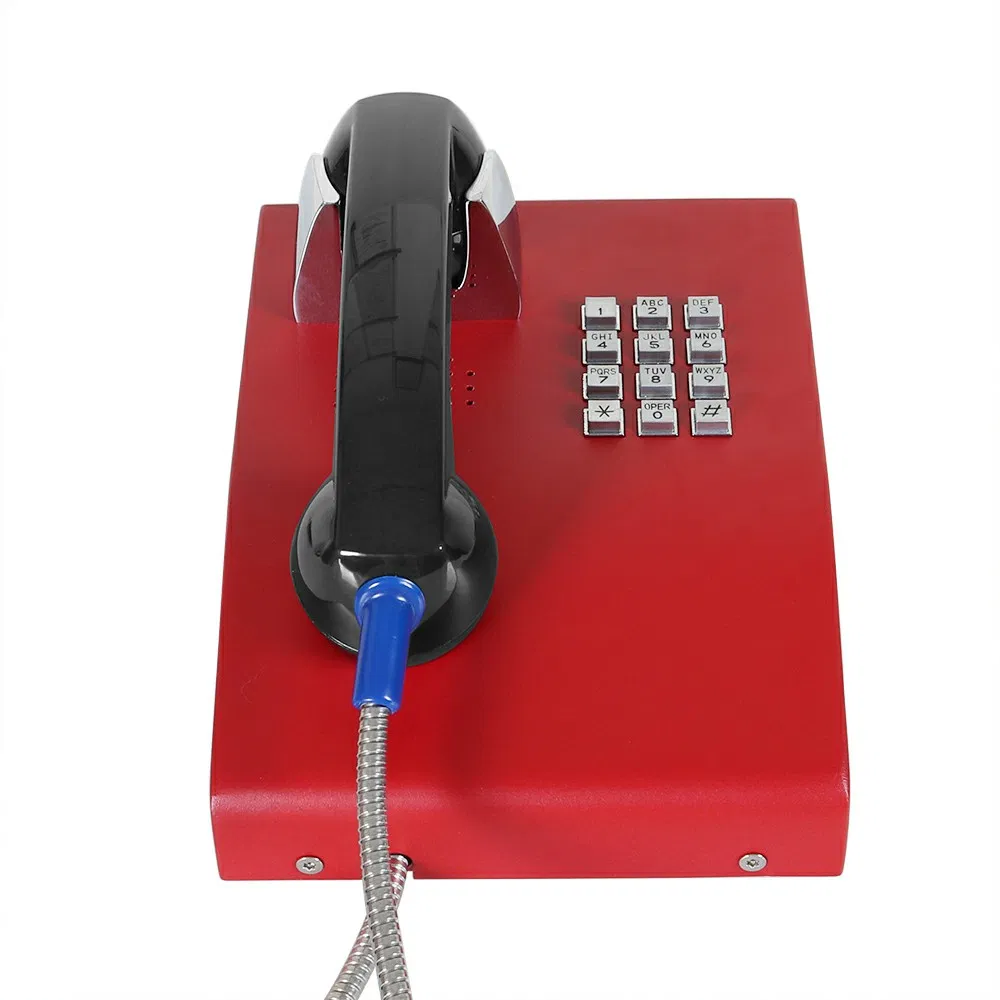 VoIP Phone with Auto Dialer, Keypad and LED Beacon