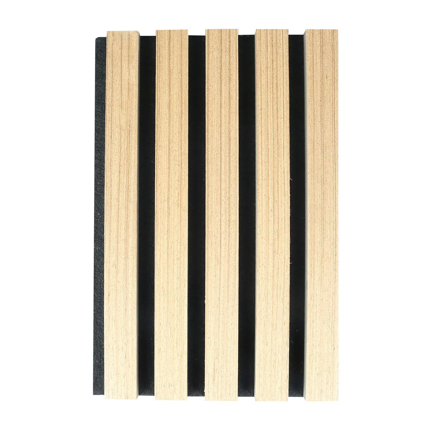 Factory Direct Supply Fireproof Acoustic Wall Pet Felt Panel with MDF Slatted Veneer Acoustic Panels for Theater