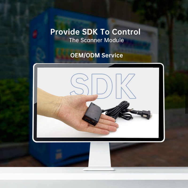 OEM Custom Auto Sensor Scanner Module RS232 USB Fixed Mount Embedded Barcode Scanner Module