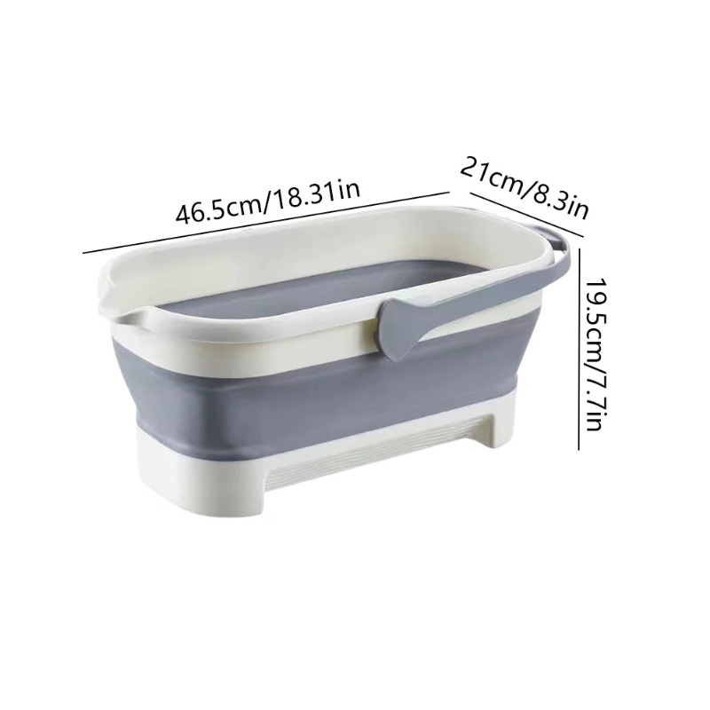 Promotional Great Quality Wholesale Plastic Large Capacity Handle Handy Baskets Drums Pails