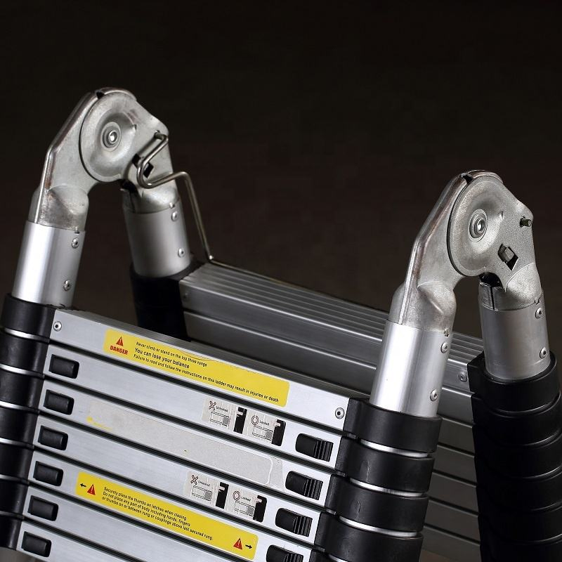 En131 Single Straight Aluminum Telescopic Ladder 3.8m Manufacturer