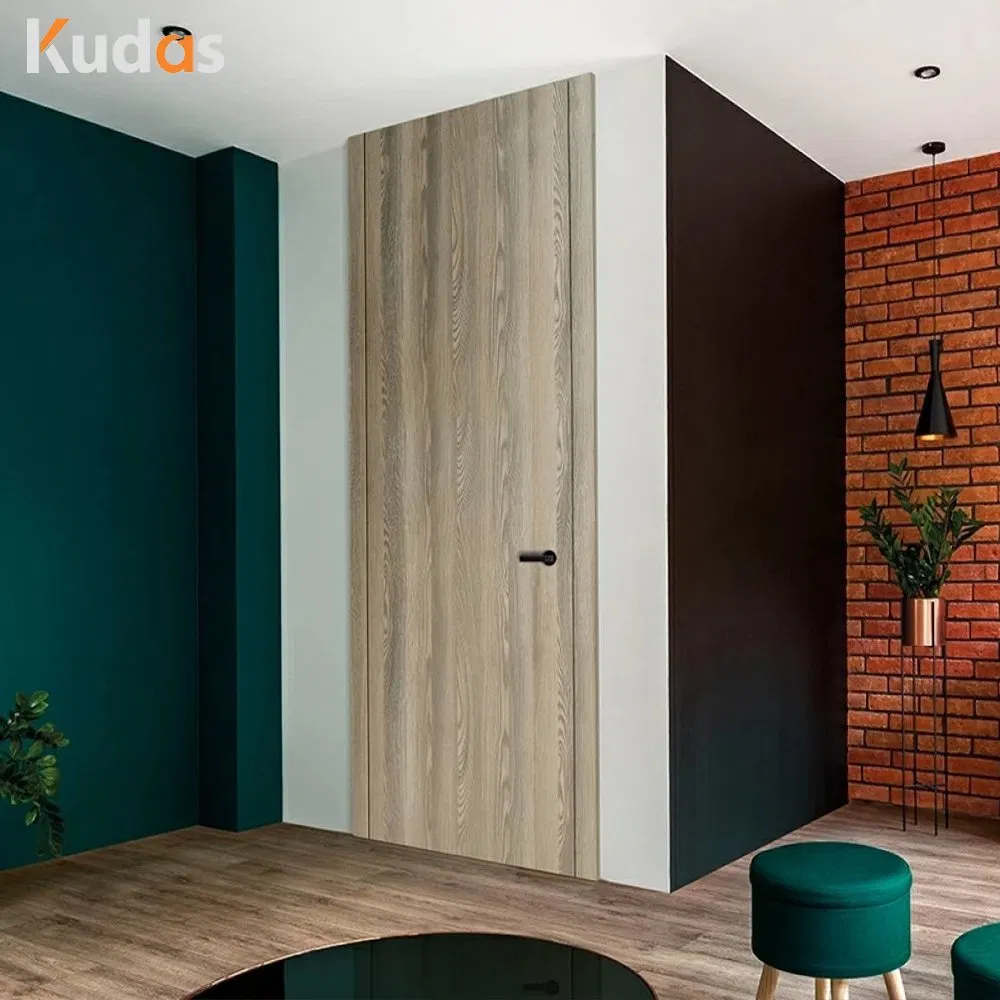Kudas Modern Design Solid Wood Door Composite Door Interior House Solid Wood Door