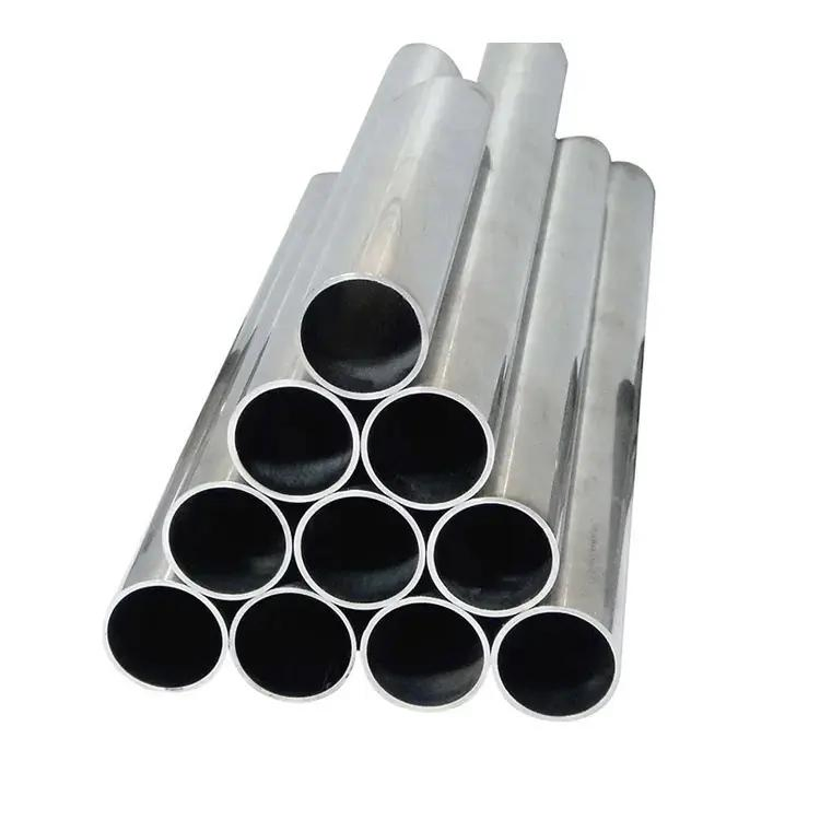 6061 6063 7075 Aluminum Tube Extruded Anodize Industrial Round Aluminum Pipe Alloy Aluminium Tubes