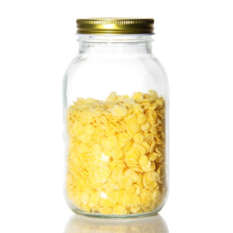 Customizable Airtight Glass Juice Jar with Lids for Freshness