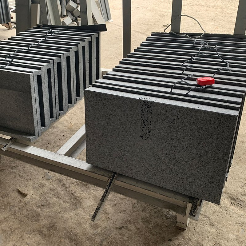 Bluestone Tile Hainan Black Stone Basalt Swimming Pool Coping