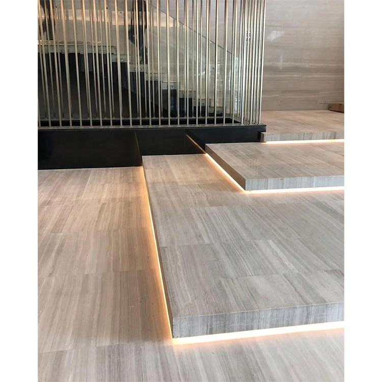 Natural Carrara White Fish Scale Tile Polished Marble Floor Tiles