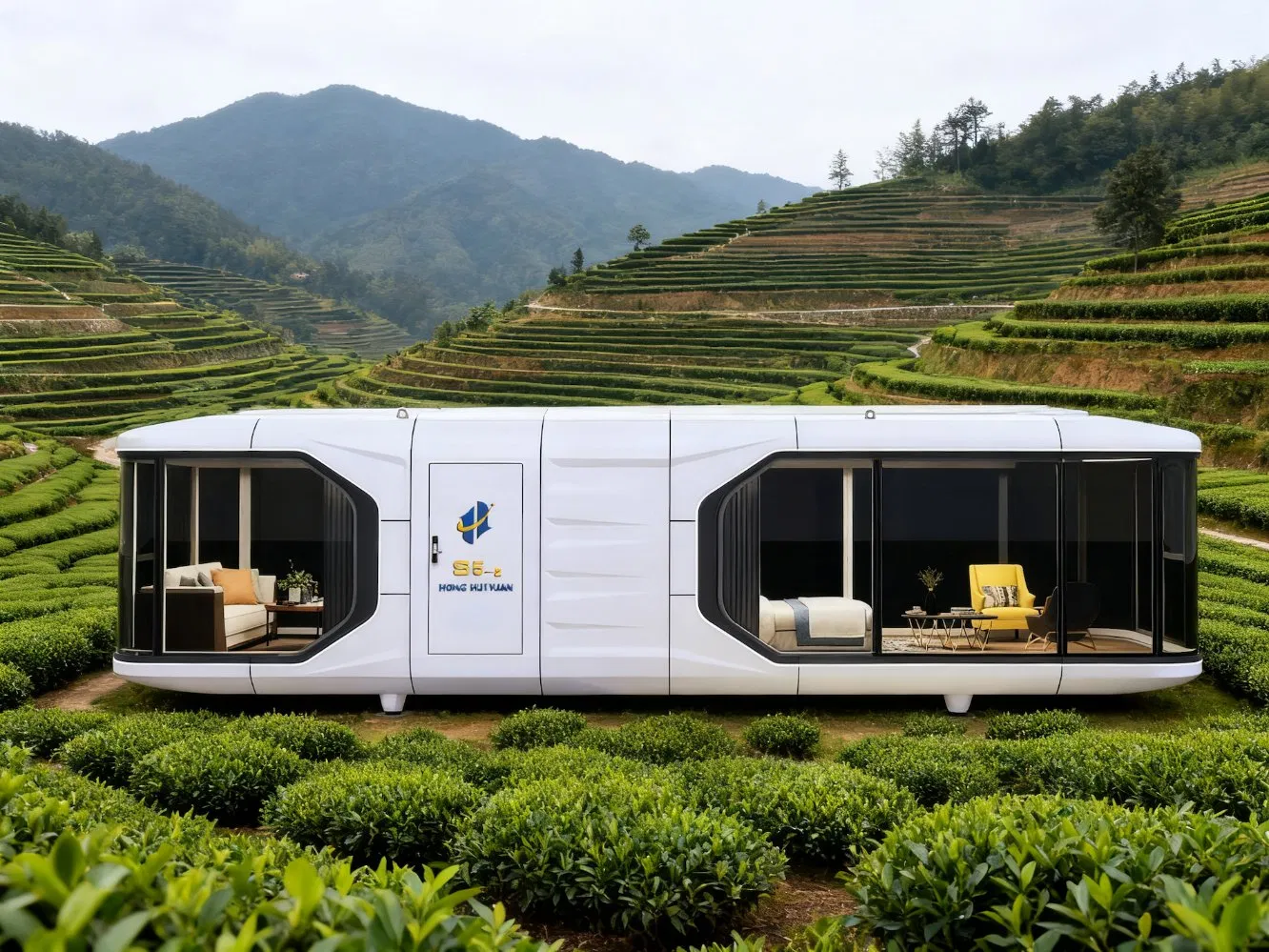 Eco-Friendly Intelligent Space Capsule House for Versatile Living Solutions