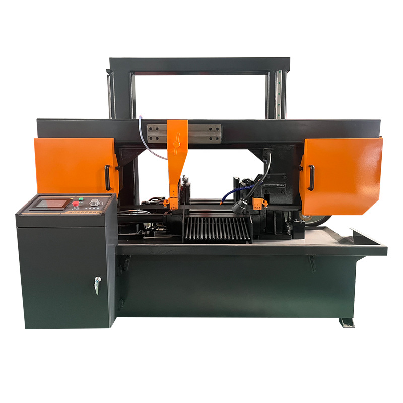 Ленточнопильный станок по металлу полуавтоматический горизонтальный