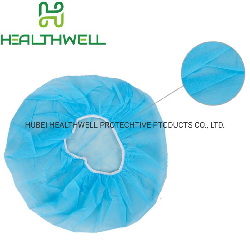 Disposable Bouffant Cap 10GSM Non Woven Materials