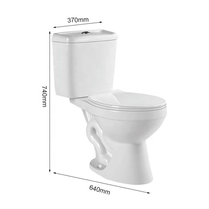 Cheap Sanitary Ware Siphon Toilet Bowl Wc S-Trap Bathroom Toilet Bidet Two Piece Water Closet Ceramic Toilet