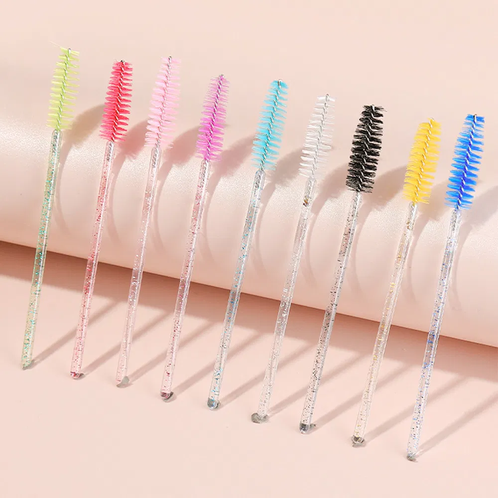 Disposable Lash Eyeshadow Brushes Applicator Crystal Mascara Wand Eyelash Extension Brush Eyebrow Tools