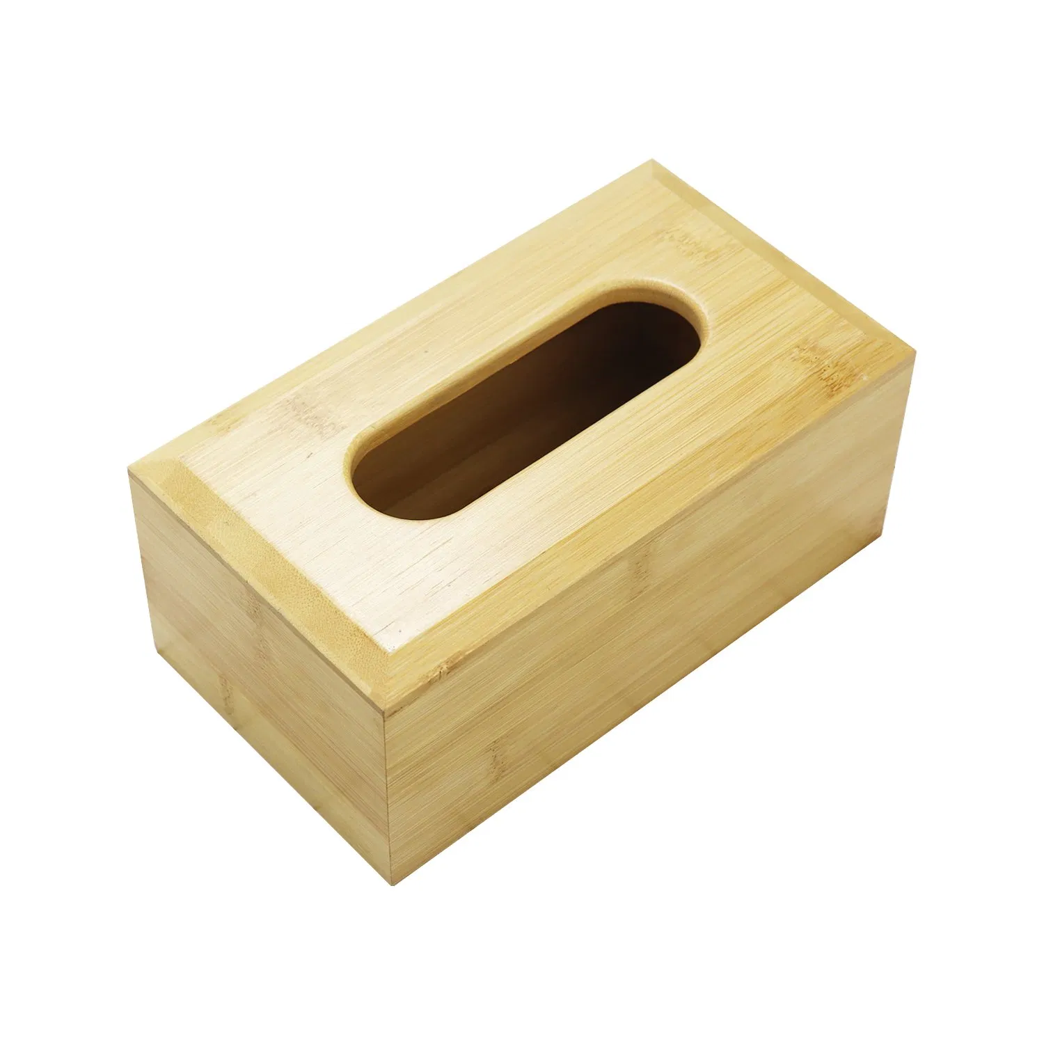 Custom Multifunctional Wooden Napkin Organizer Container Facial Tissue Box Holder Bamboo Tissue Box for Home
