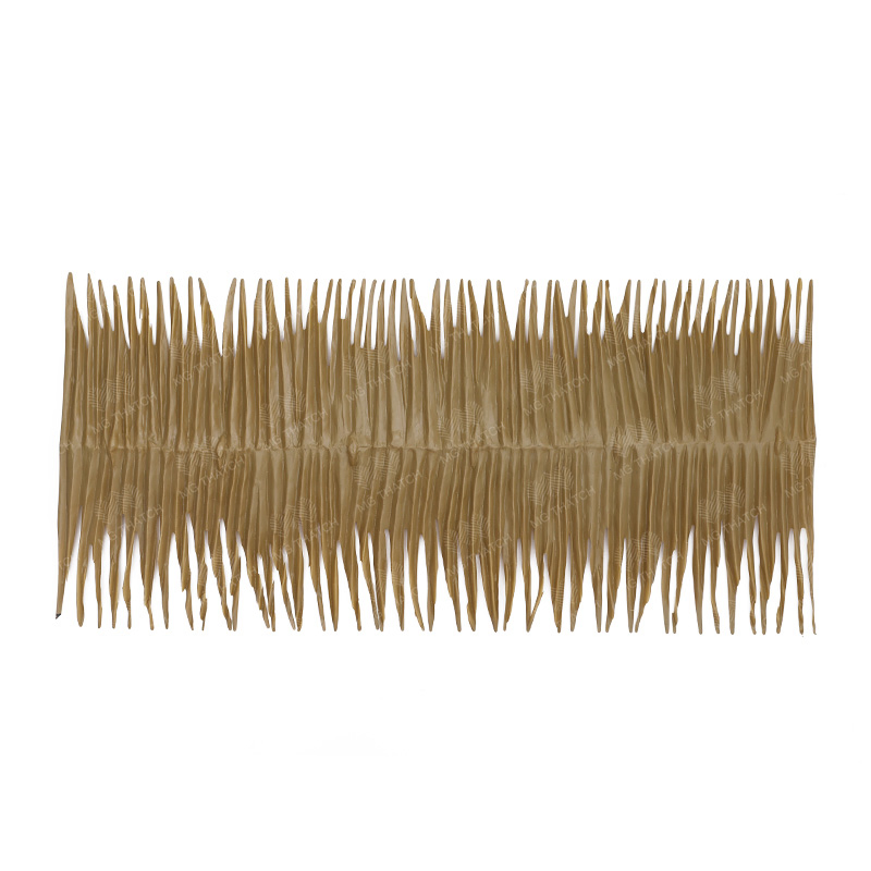 Synthetic Artificial Ridge Palm Thatch Panel