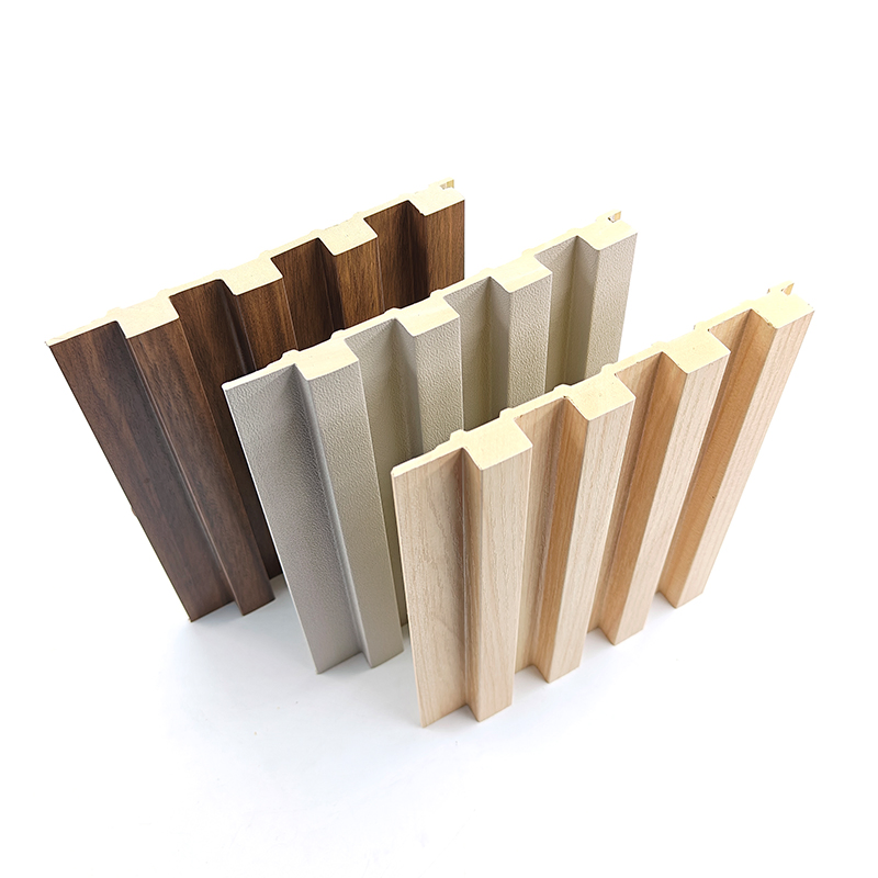 3D Interior Contemporary Decorative Waterproof Composite Solid Fluted Great Wall Panels WPC