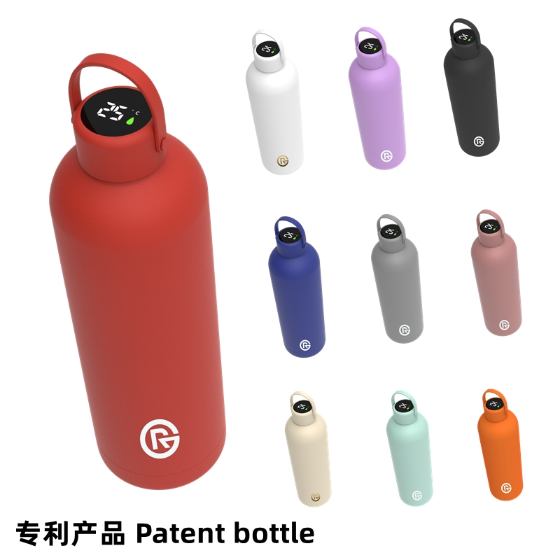 2025 New Product Smart Digital Temperature Display Thermal Reusable Water Bottle