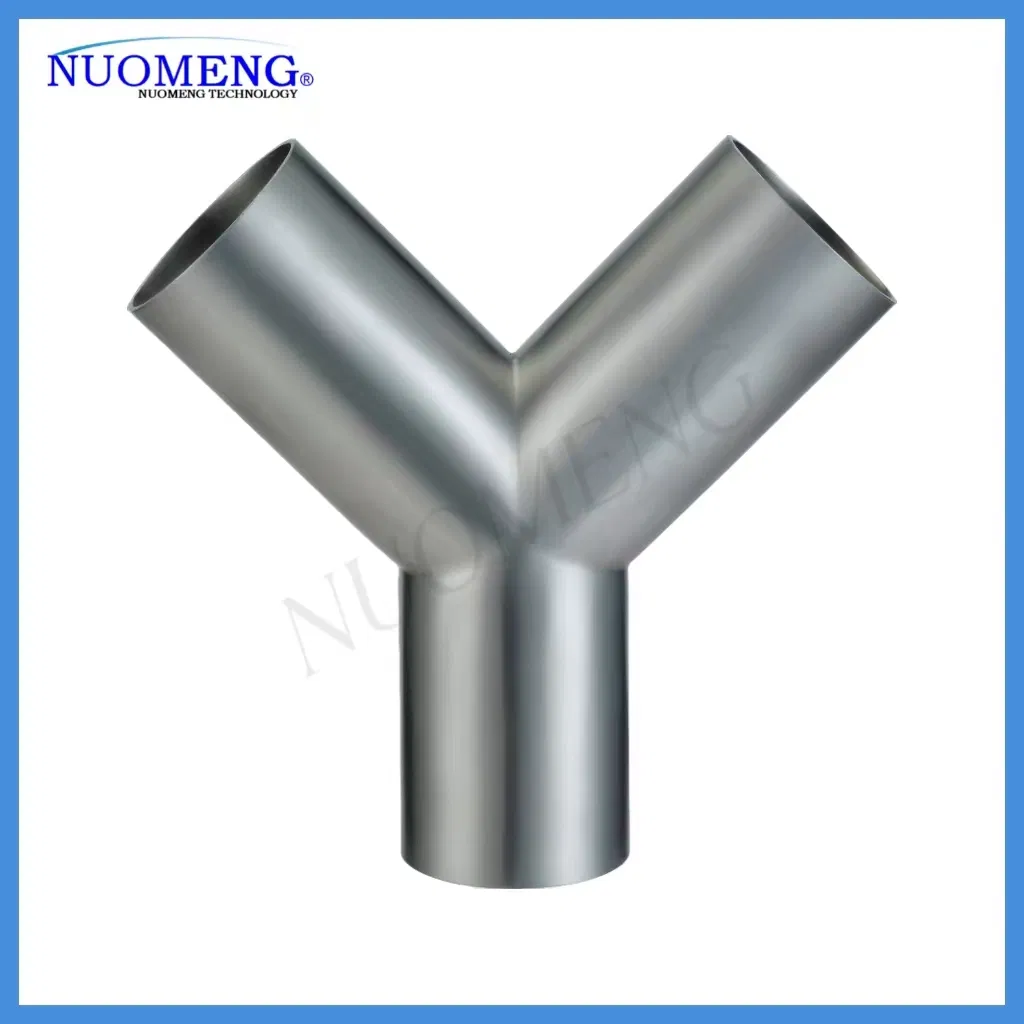 Sanitary Stainless Steel 135 Degree Clamped Y Type Tee