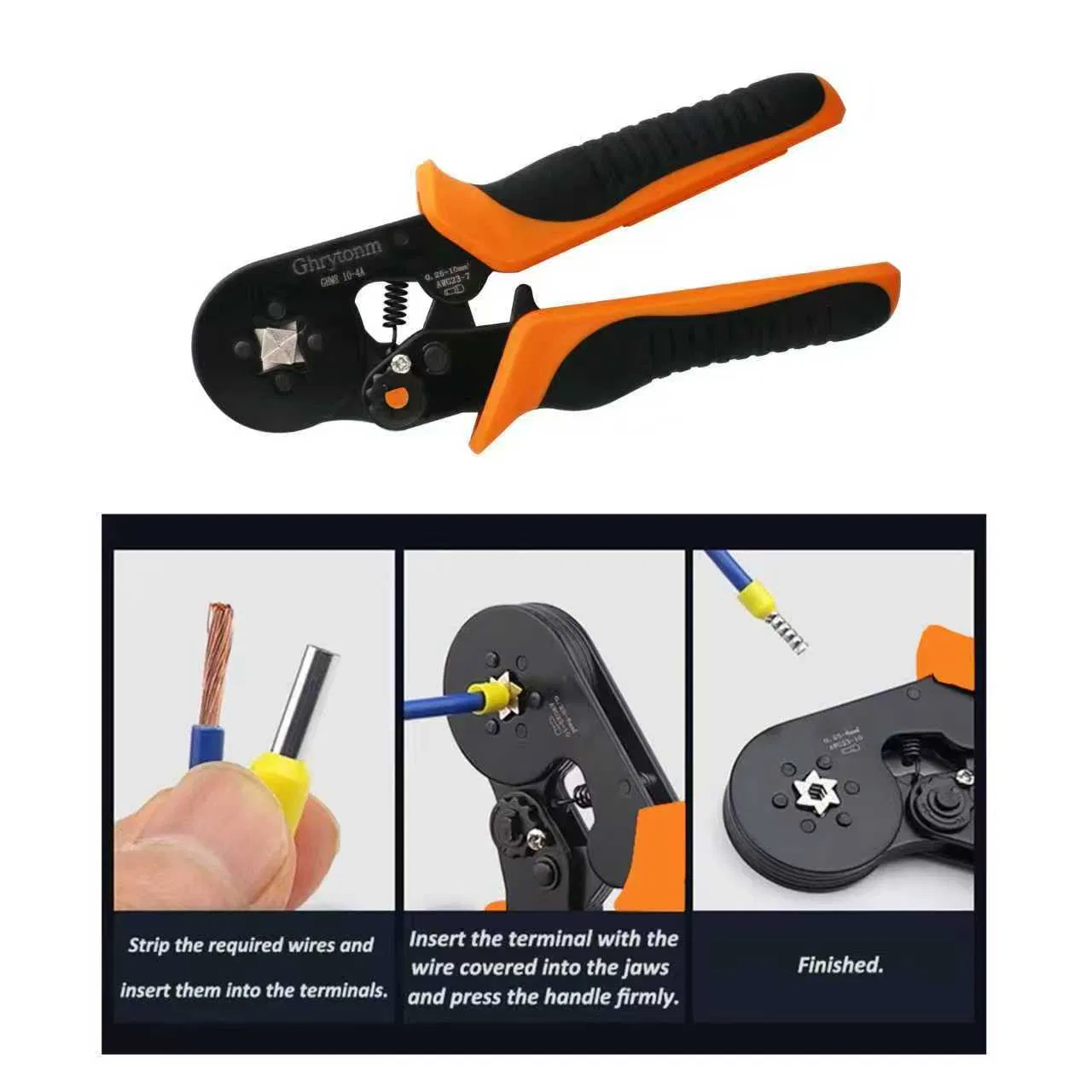 Ratchet Crimper Tool Kit AWG 10-6 with 1800PC Accessories, ODM/OEM