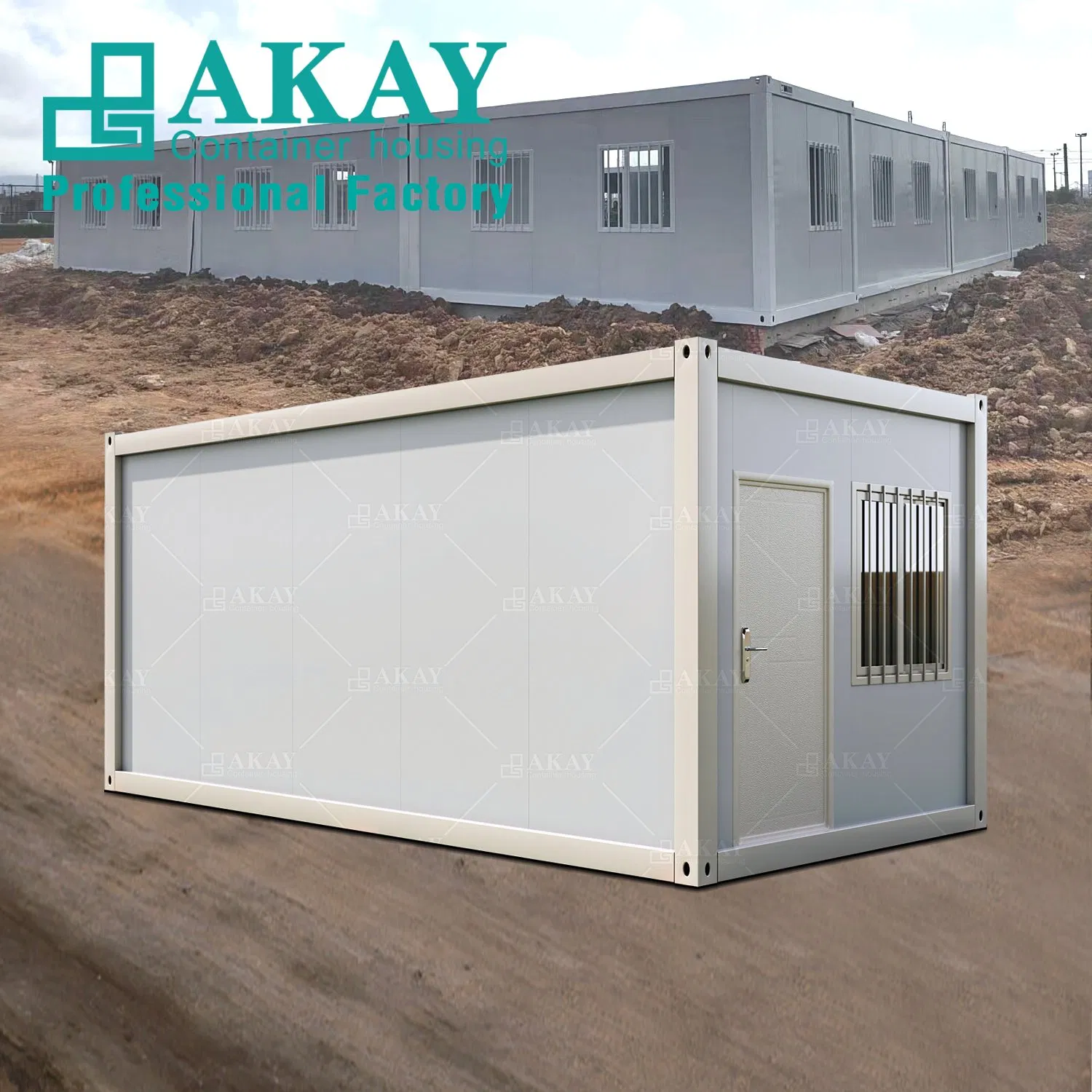 Eco Friendly Waterproof Easily Assembled Apartment Rental Prefabricated Container House Prefabricated-Building