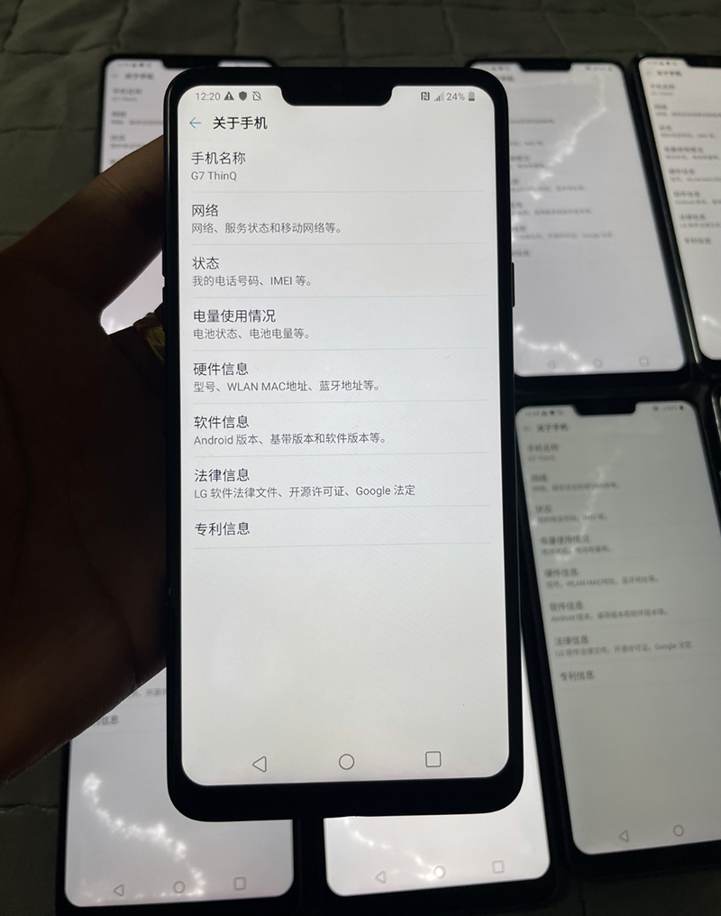 Original Unlock Cell Phones G7 Thinq Lm-G710 Mobile Phones G7 Thinq Smart Phones Second-Hand Phone