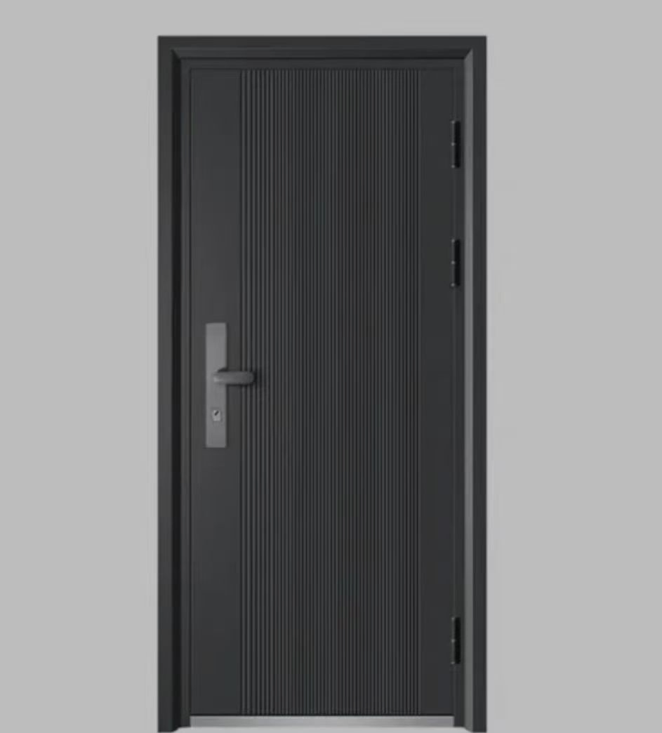 New Designs Luxury Modern Iron Security Steel Iron Single out Door for House Projecr Apartment