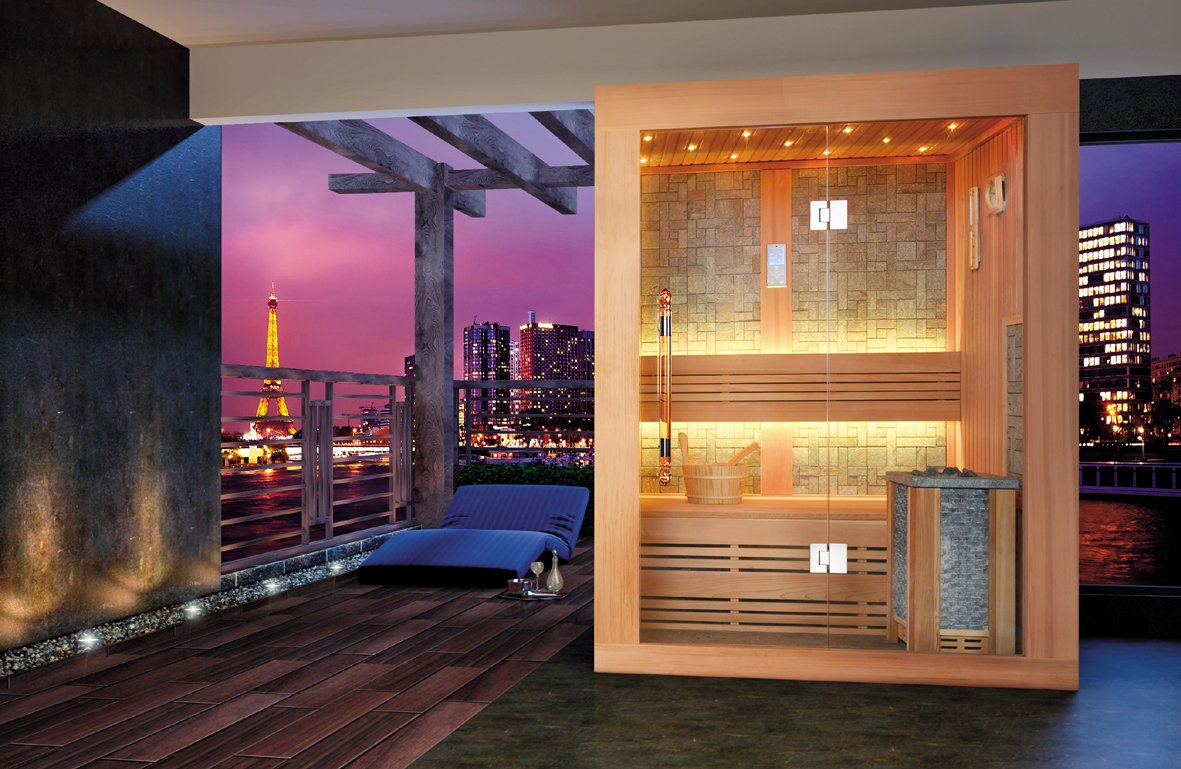 Foshan Manufacturer LED Overhead Light Sauna Room Dry Steam