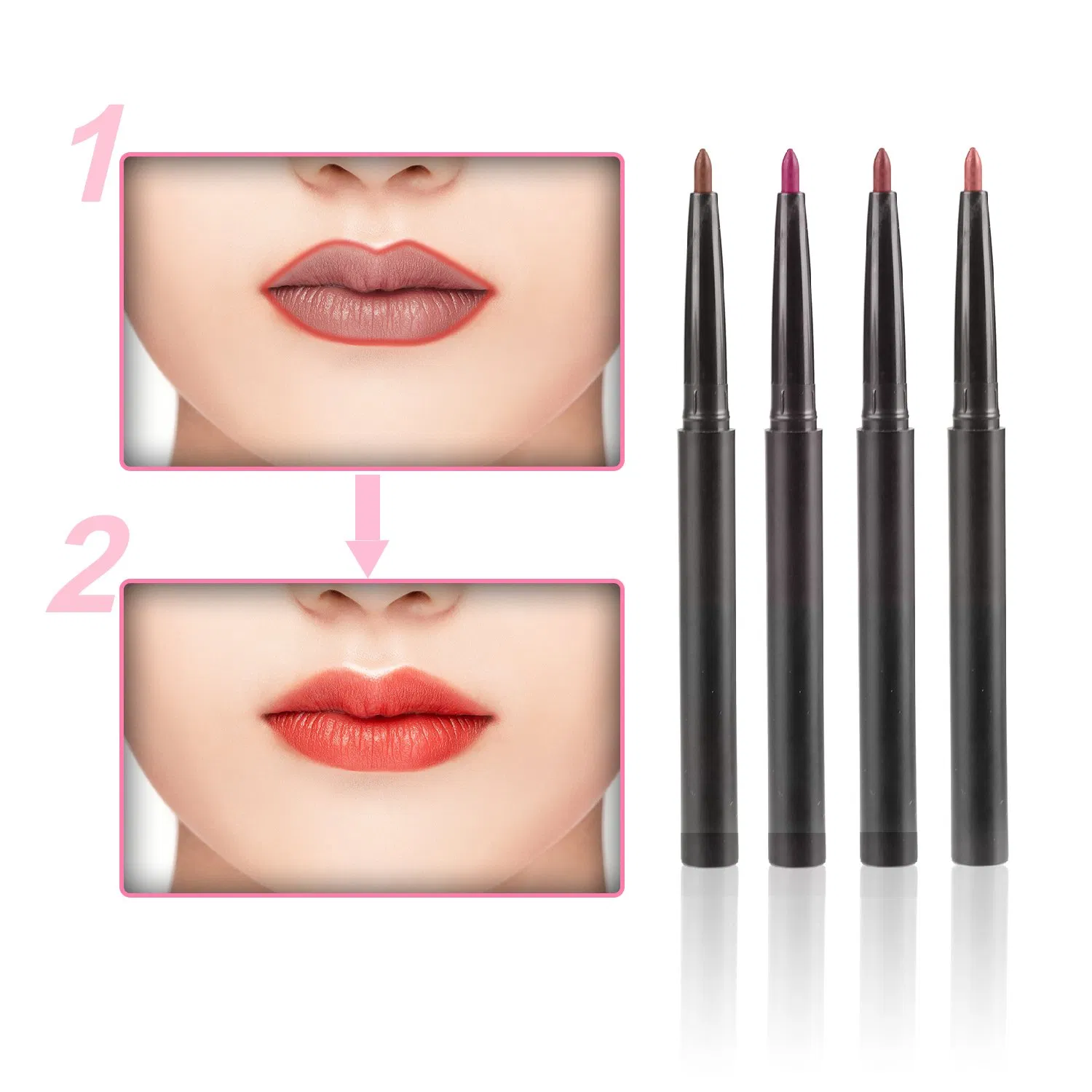 Wholesale OEM Lip Liner Lipstick Waterproof Lip Liner Pencil