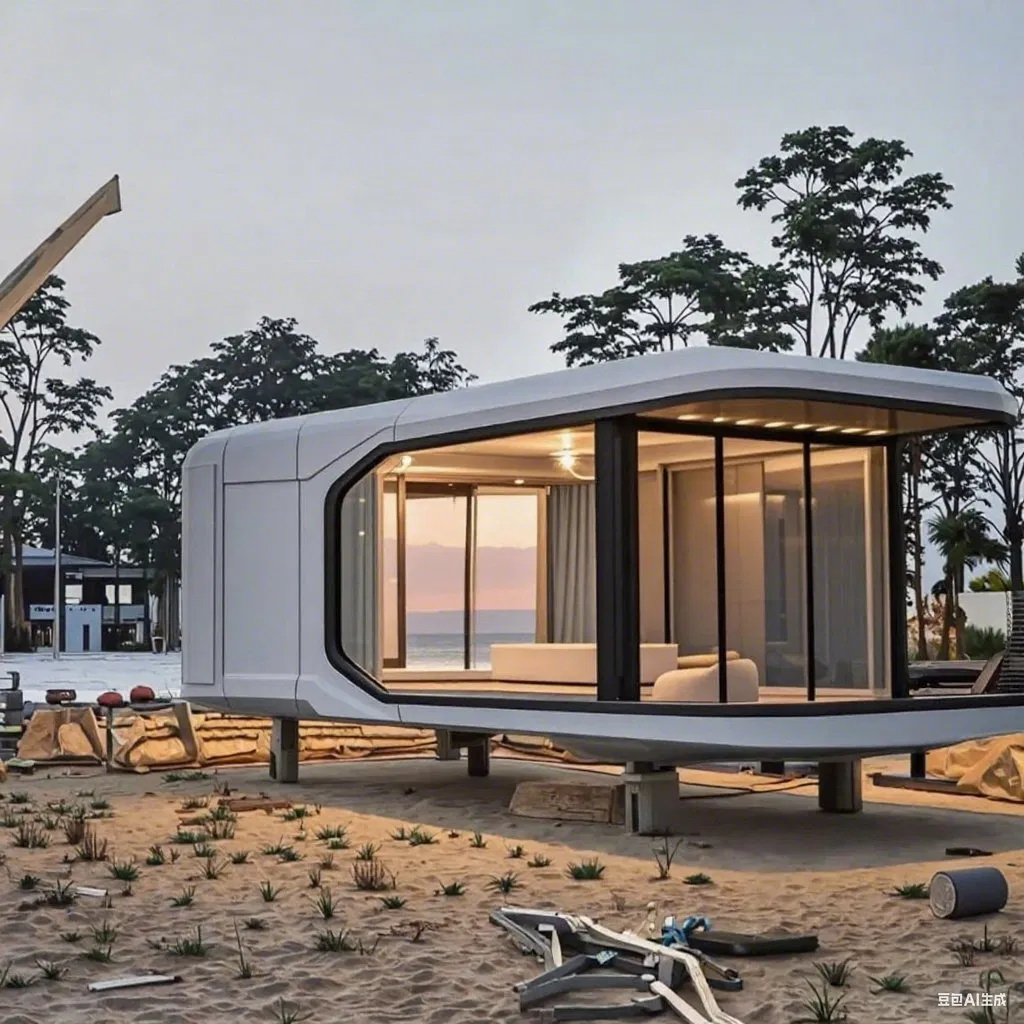 Luxury Comfort Modular Steel Prefab Capsule House for Prefabricated Capsule Room