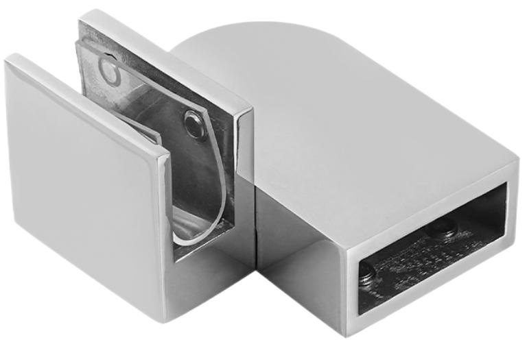Shower-Enclosure Bathroom Header-Pipe-Connector Mirror Finish Stainless-Steel-Finish Swivel Support-Bar Bracket