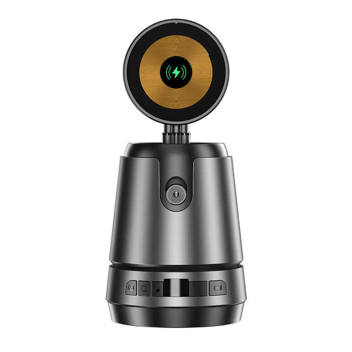 Ai Face Tracking Gimbal Tiktok Shooting Remote Control Phone Holder Magesafe Q05 Selfie Stick with 360 Degree Rotation