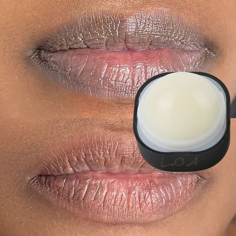 OEM Organic Vegan12-Hour Moisturizing Fragrance Free Lip Balm Round Ball Private Label Natural Plumping Lip Care Balm Chapstick