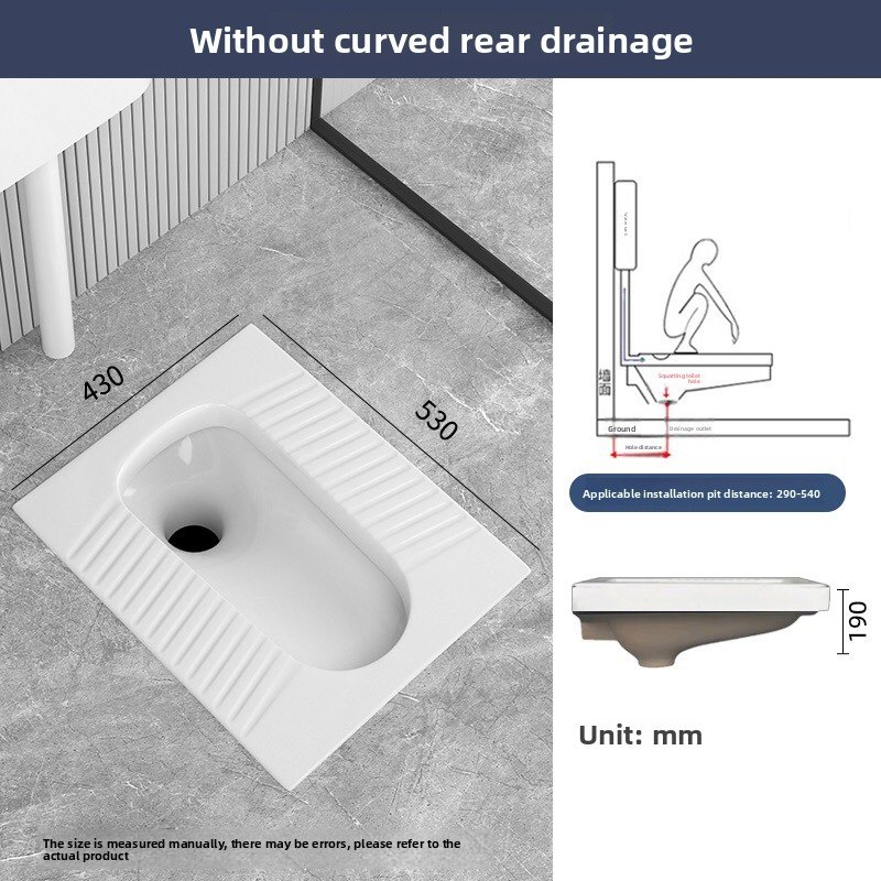 High-Quality Ceramic Squat Toilet for Durability and Style