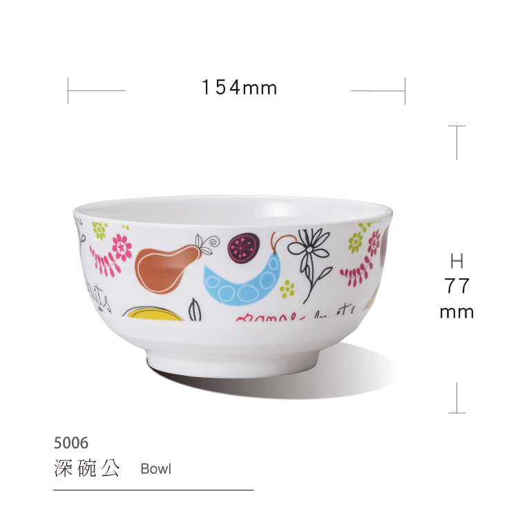 Soup Bowl Melamine Tableware Rice Bowl Restaurant Bowl
