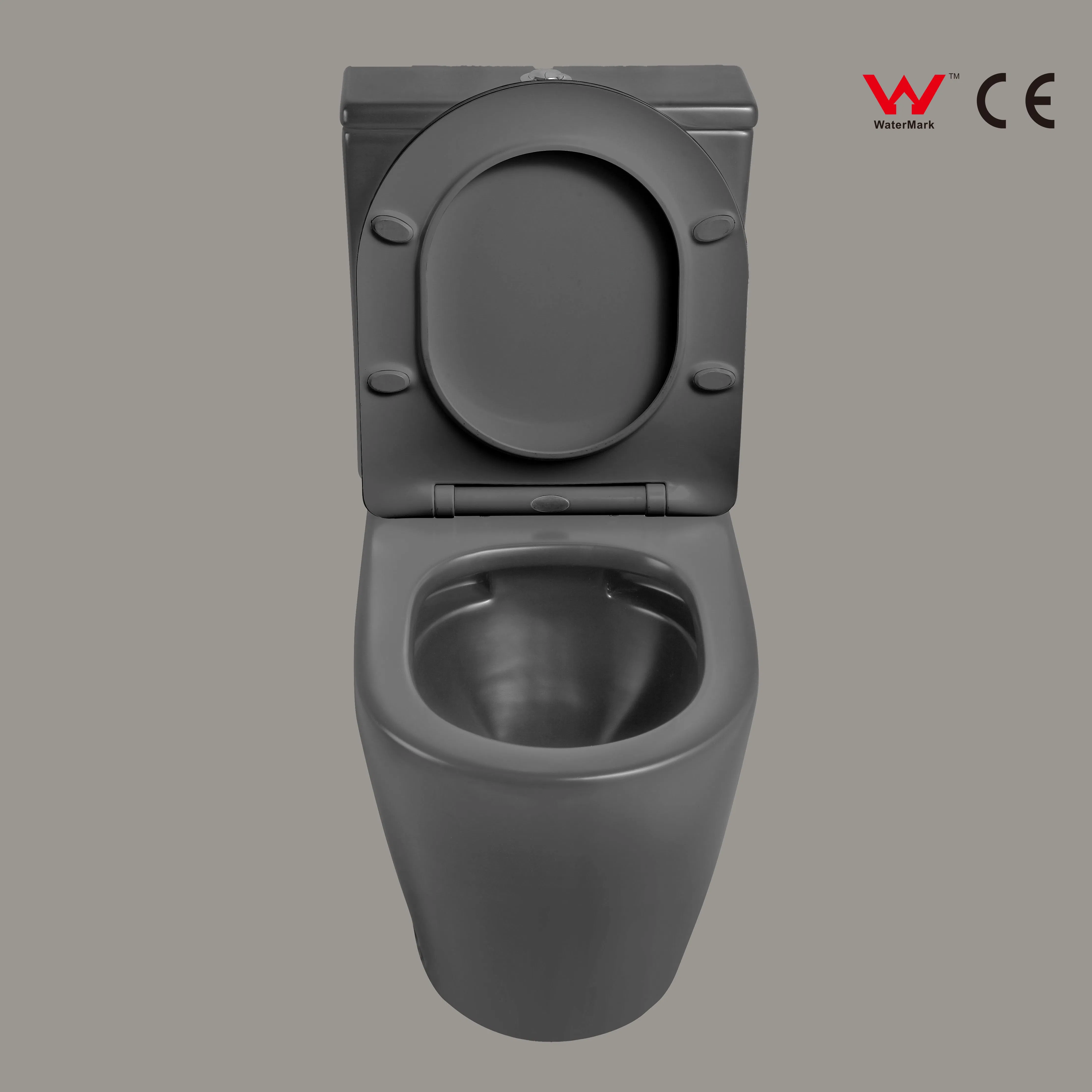 Chaozhou Wholesale Two Piece Multi Color Matte Grey Toilet