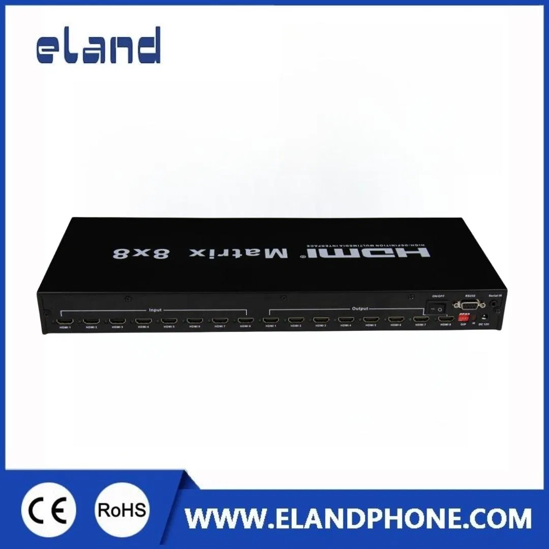 8-портовый HDMI матричный коммутатор-сплиттер