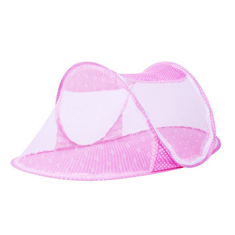 Foldable Cartoon Boat-Shaped Mosquito Net for Infants Foldable Baby Sheet with No-Installation Required Mosquito Net for Babies
