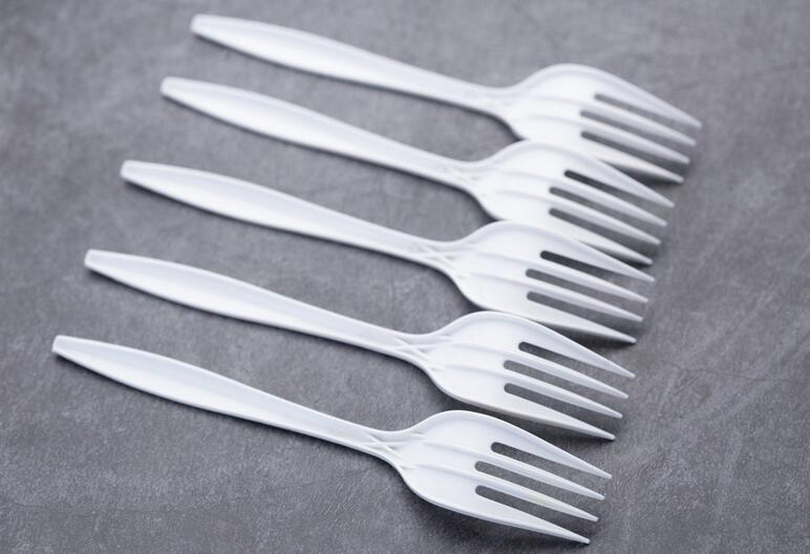 Plastic Utensils Spoon and Fork Set Cutlery Napkin Fork