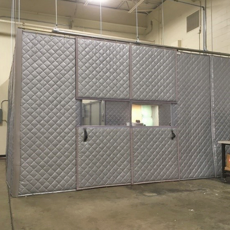 Litong Hot Sale Waterproof PVC Mesh Tarpaulin Sound Absorption Control Decibel Noise Barrier Blanket