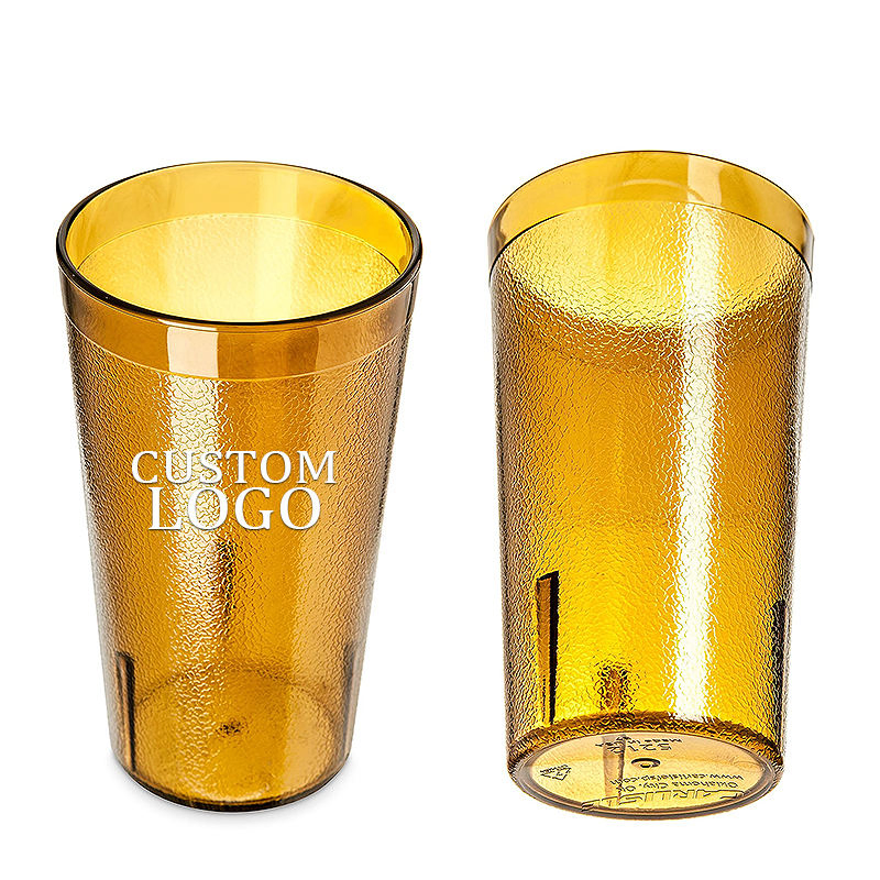 Restaurant Supplies 12oz Eco Friendly Drinking Glass Plastic Water Tumbler Cup