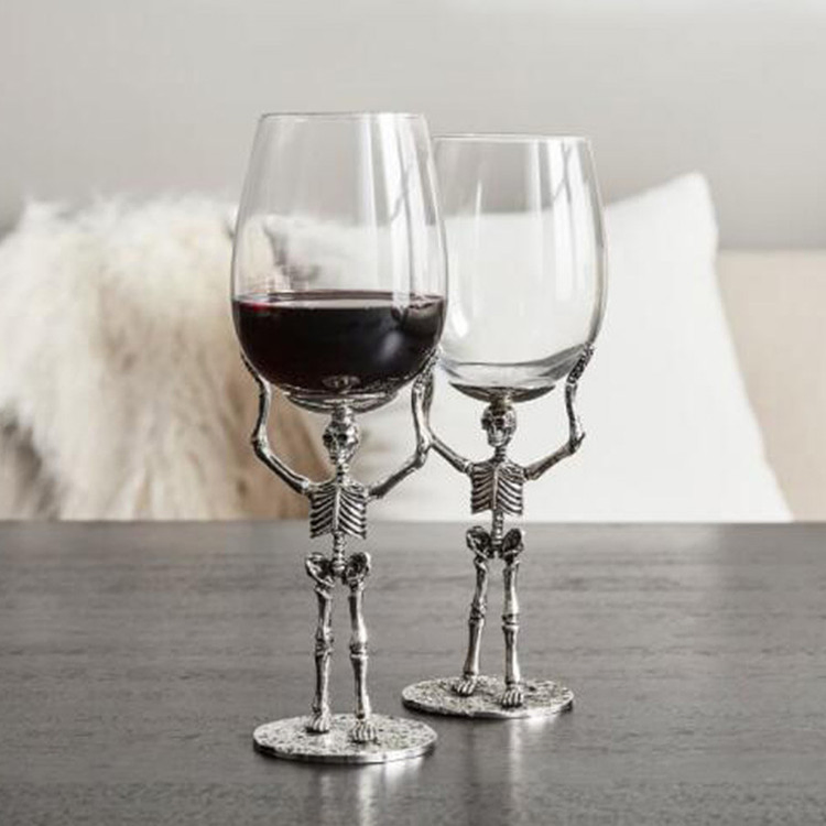 Wine Glass Halloween Skeleton Hand Wine Glass Red Wine Glasses