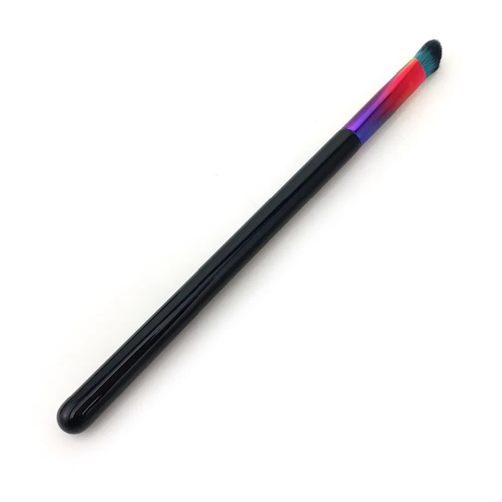7PCS Colorful Makeup Brush Set in FSC Wood and Synthetic Hair