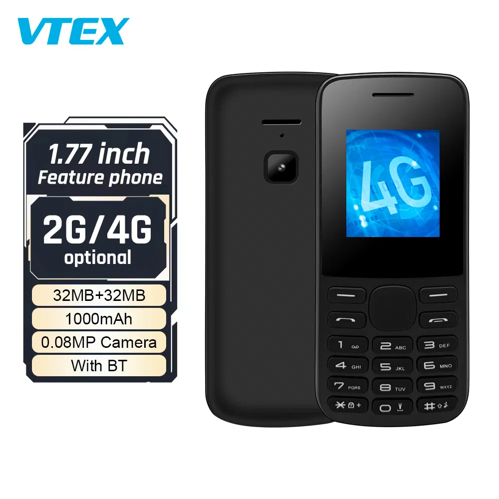 Кнопочный телефон 4G Vitek VK-215X, 1.77 дюйма