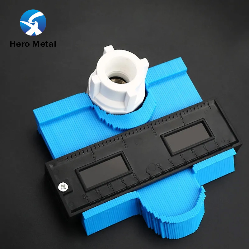 Multi Angle Measuring Ruler Shape Profile Tool Contour Gauge Duplicator with Lock Tile Marble Contour Gauge